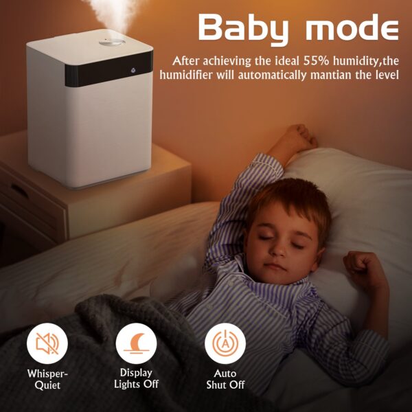 4.5L Easy to Clean Top Fill Humidifier